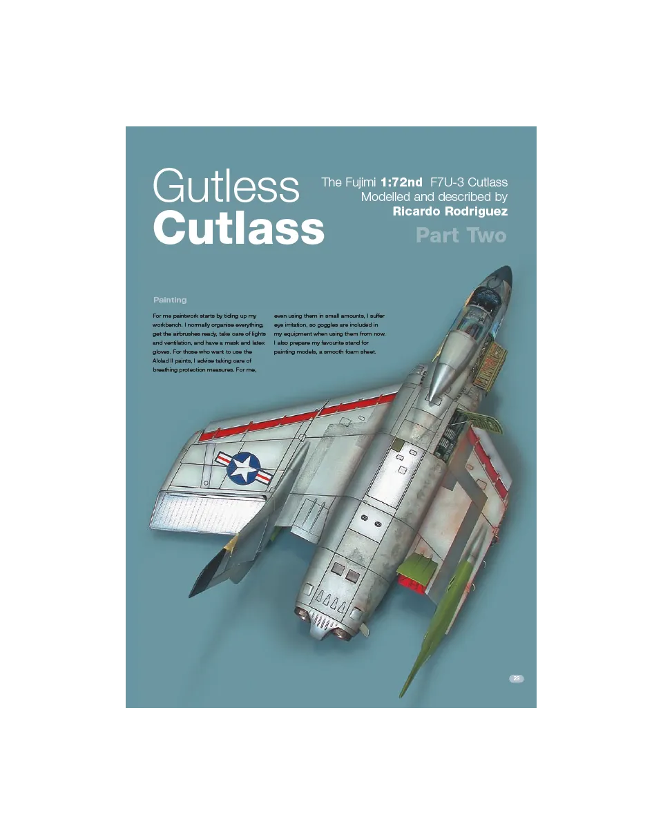 AFV Modeller AIR9 Gutless Cutlass rivista PDF copia singola aerei
