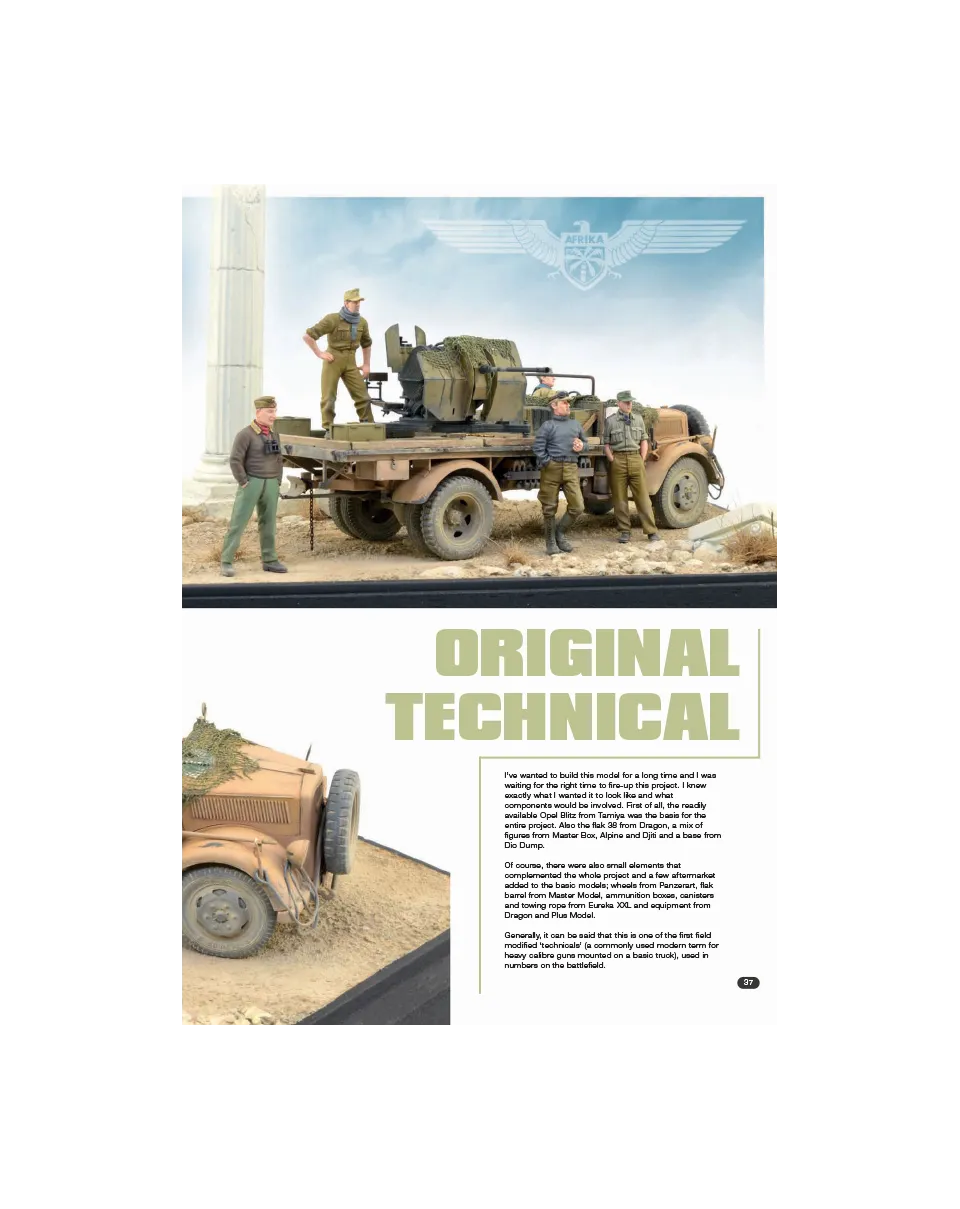 AFV Modeller AFV134 Original Technical articolo PDF copia singola
