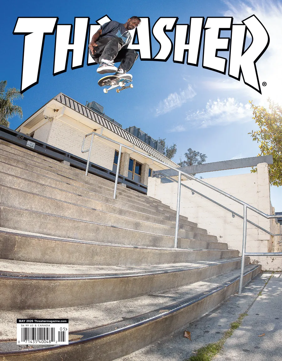 Thrasher Magazine maggio 2026 rivista copia singola