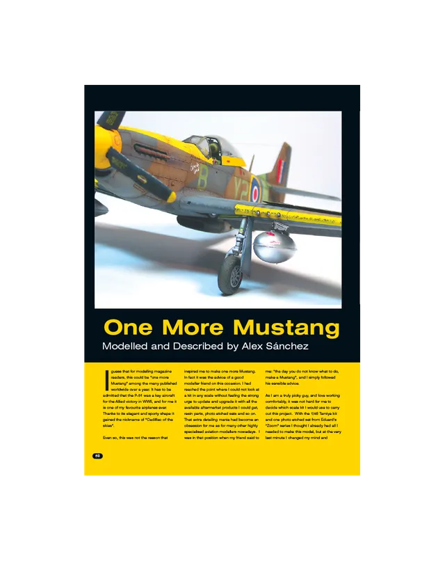 AFV Modeller AIR8 One More Mustang articolo PDF aereo