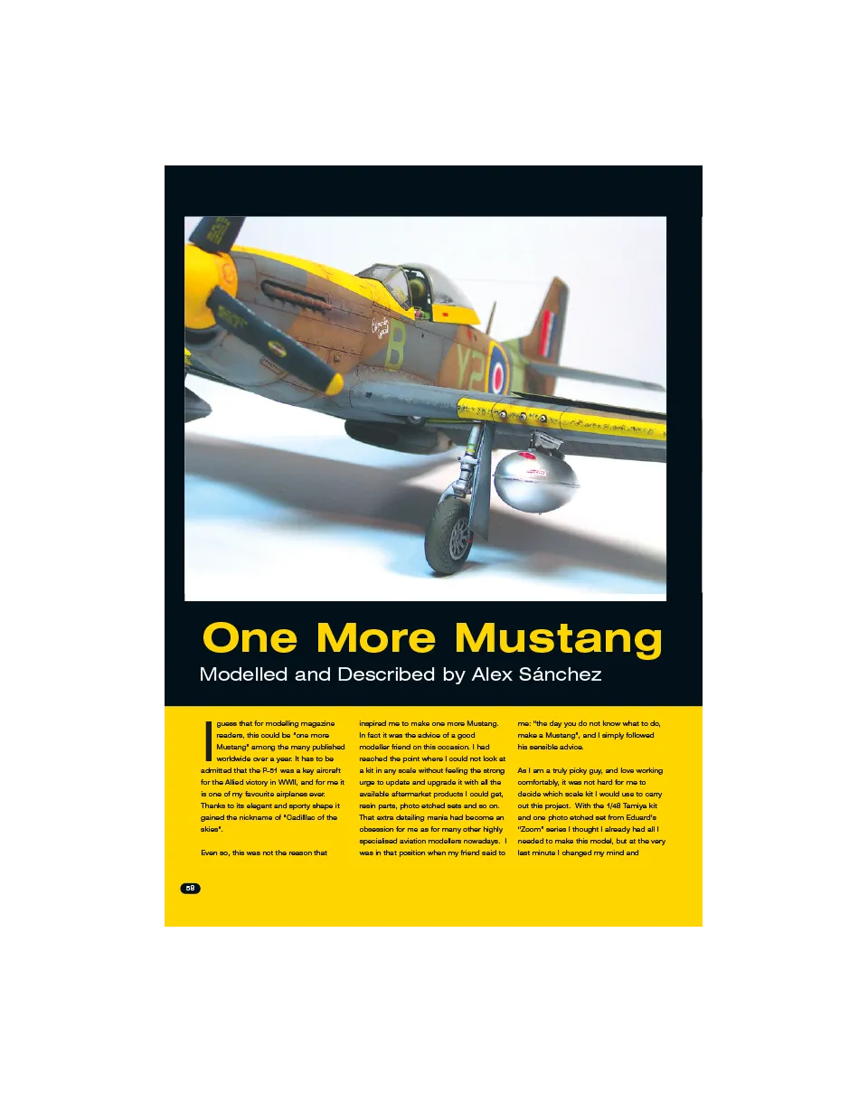 AFV Modeller AIR8 One More Mustang articolo PDF aereo