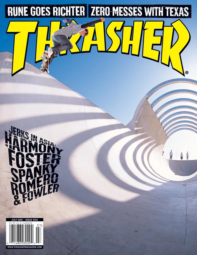 Thrasher luglio 2008 rivista copia singola arretrato