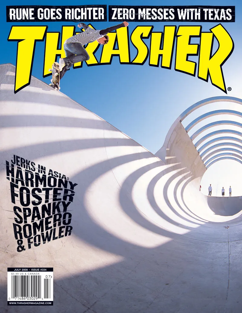 Thrasher luglio 2008 rivista copia singola arretrato