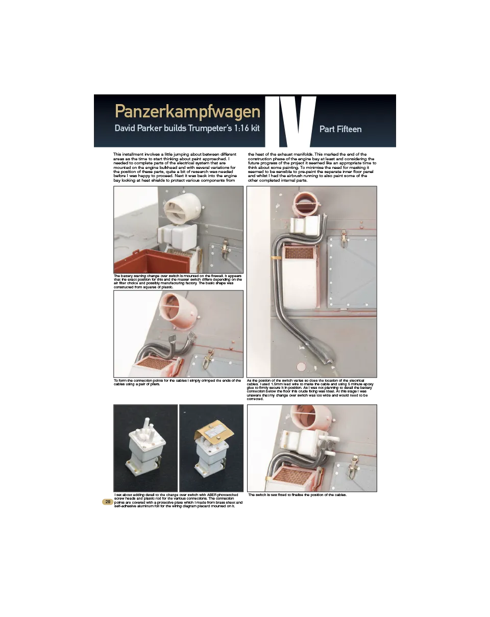 AFV Modeller AFV97 Panzerkampfwagen IV rivista PDF copia singola