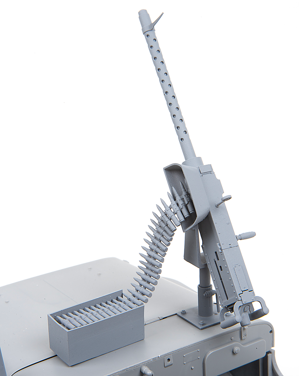 AFV Modeller 16092 LRDG SAS M2 Browning dettaglio 1:16