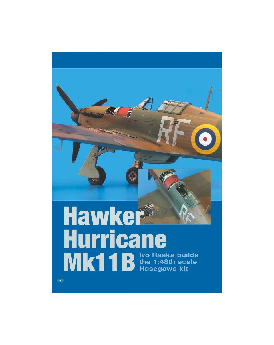 AFV Modeller AIR16 rivista pdf Hurricane Mk.IIB copia singola