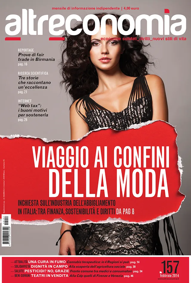 Altreconomia 157 Viaggio confini moda Rivista copia singola