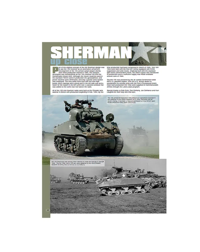 AFV Modeller Issue 58 articolo PDF Sherman Up Close corazzati