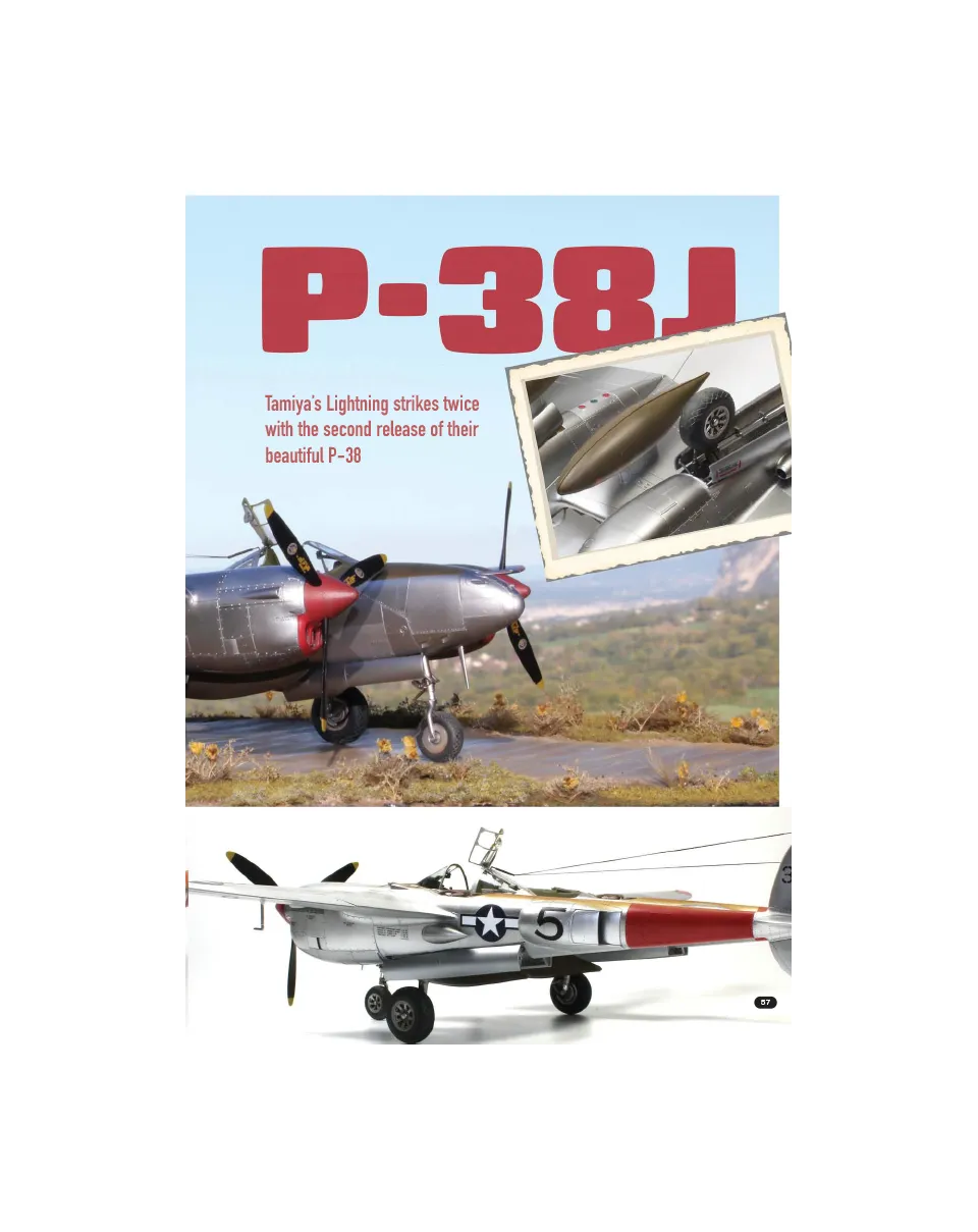 AFV Modeller AIR 107 P-38J articolo PDF copia singola
