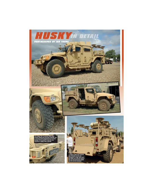 AFV Modeller AFV105 Husky in Detail rivista PDF blindati