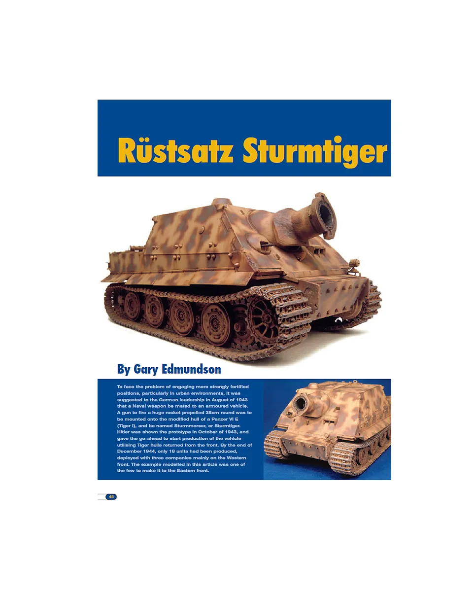 AFV Modeller Issue 4 Rustsatz Ostfront articolo PDF