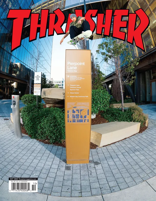 Thrasher Magazine ottobre 2025 rivista copia singola skate