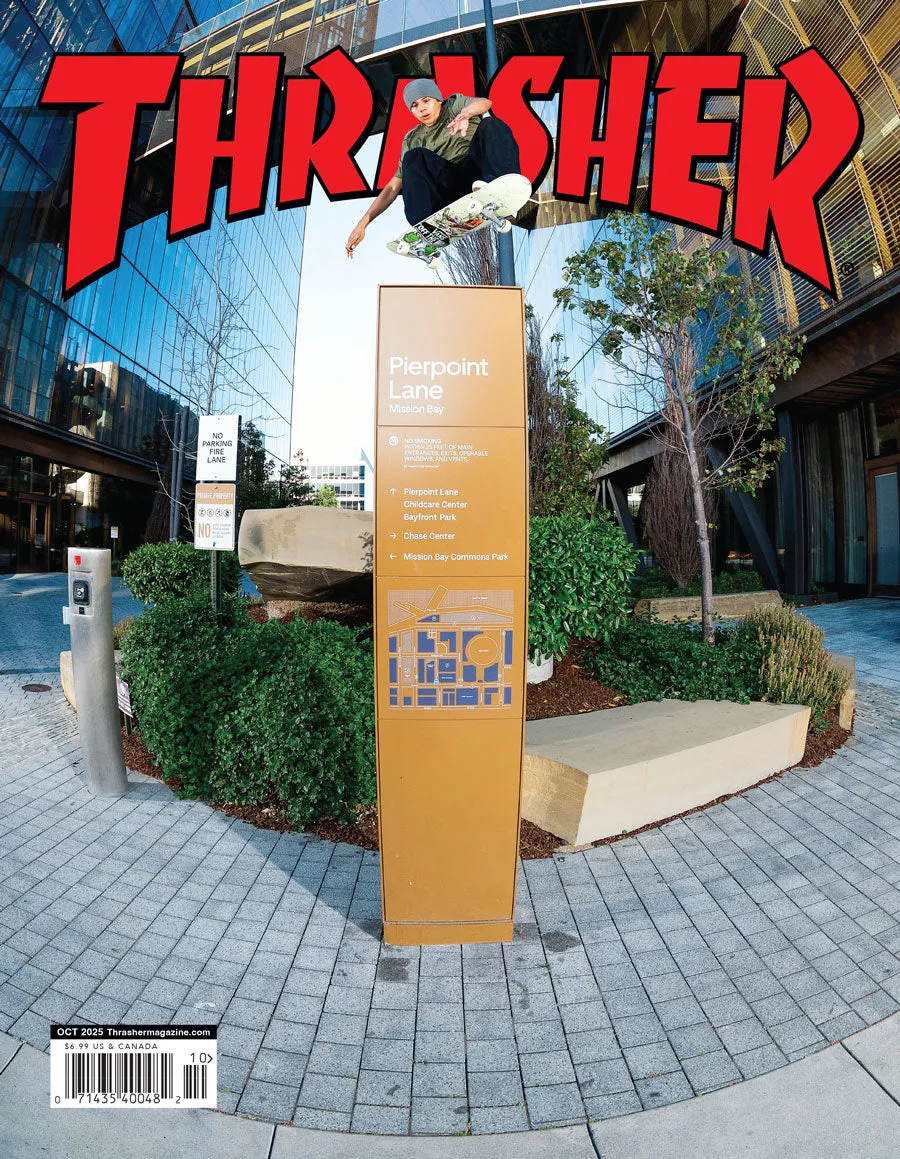 Thrasher Magazine ottobre 2025 rivista copia singola skate