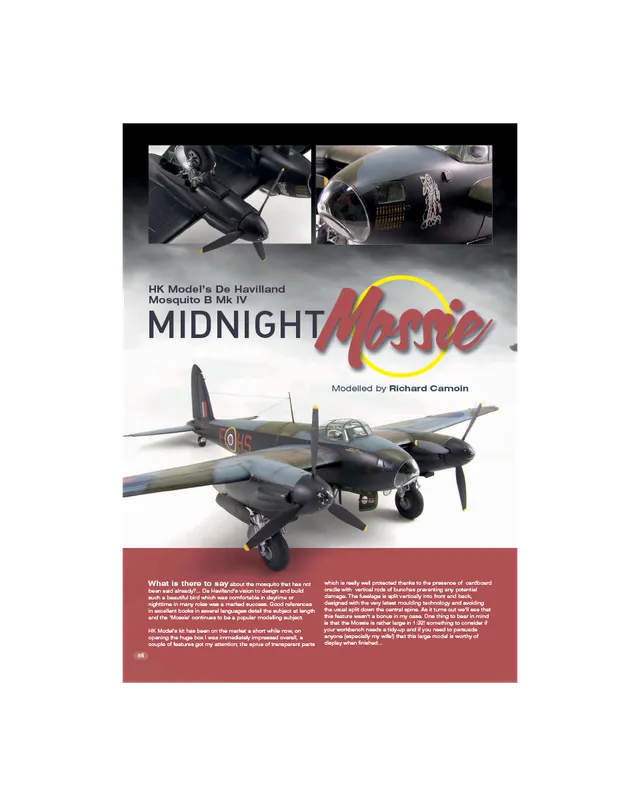 AFV Modeller AIR76 Midnight Mossie articolo PDF