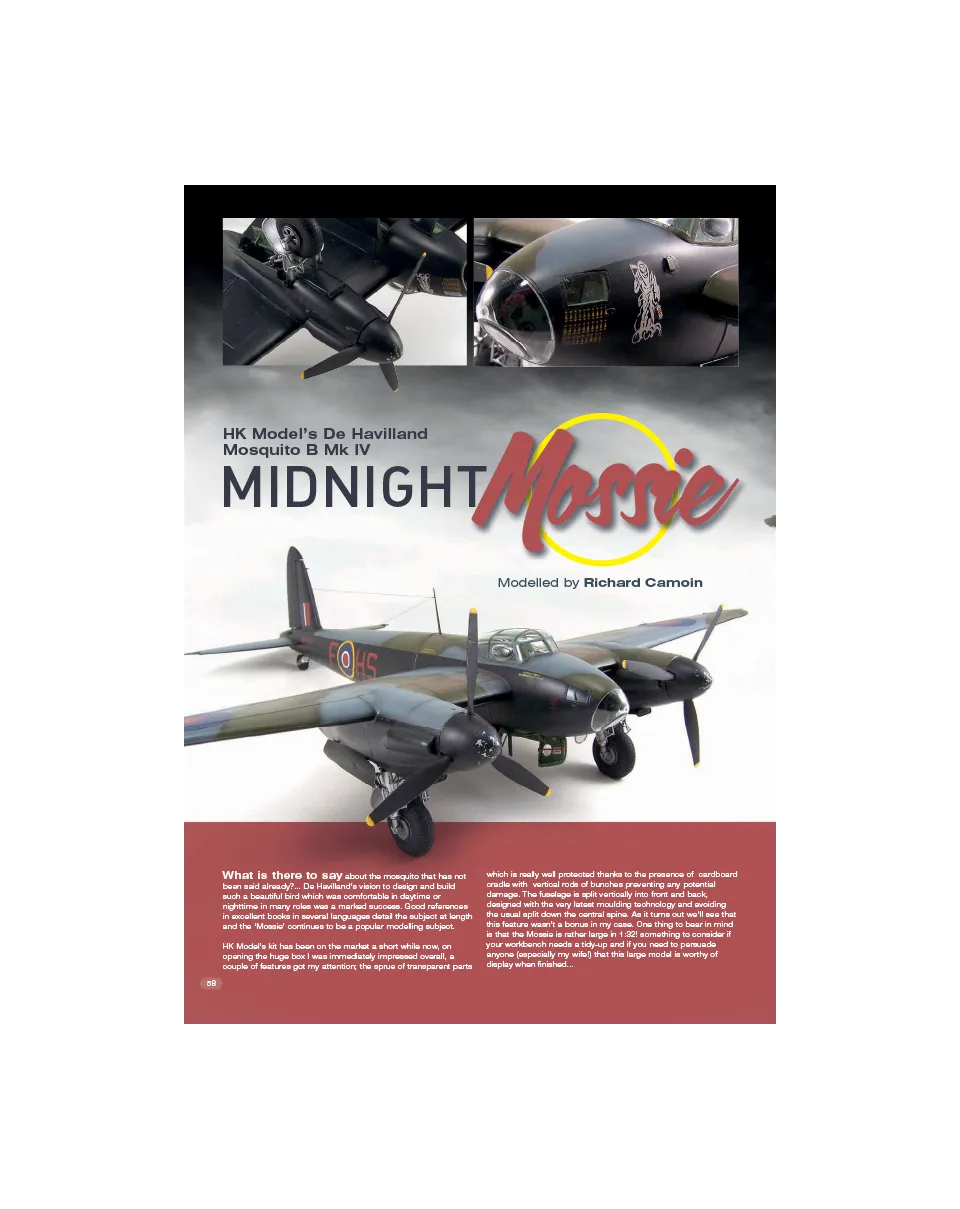 AFV Modeller AIR76 Midnight Mossie articolo PDF