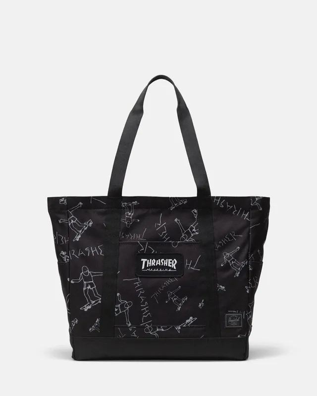 Thrasher Gonz Herschel Heritage borsa tote nera laptop