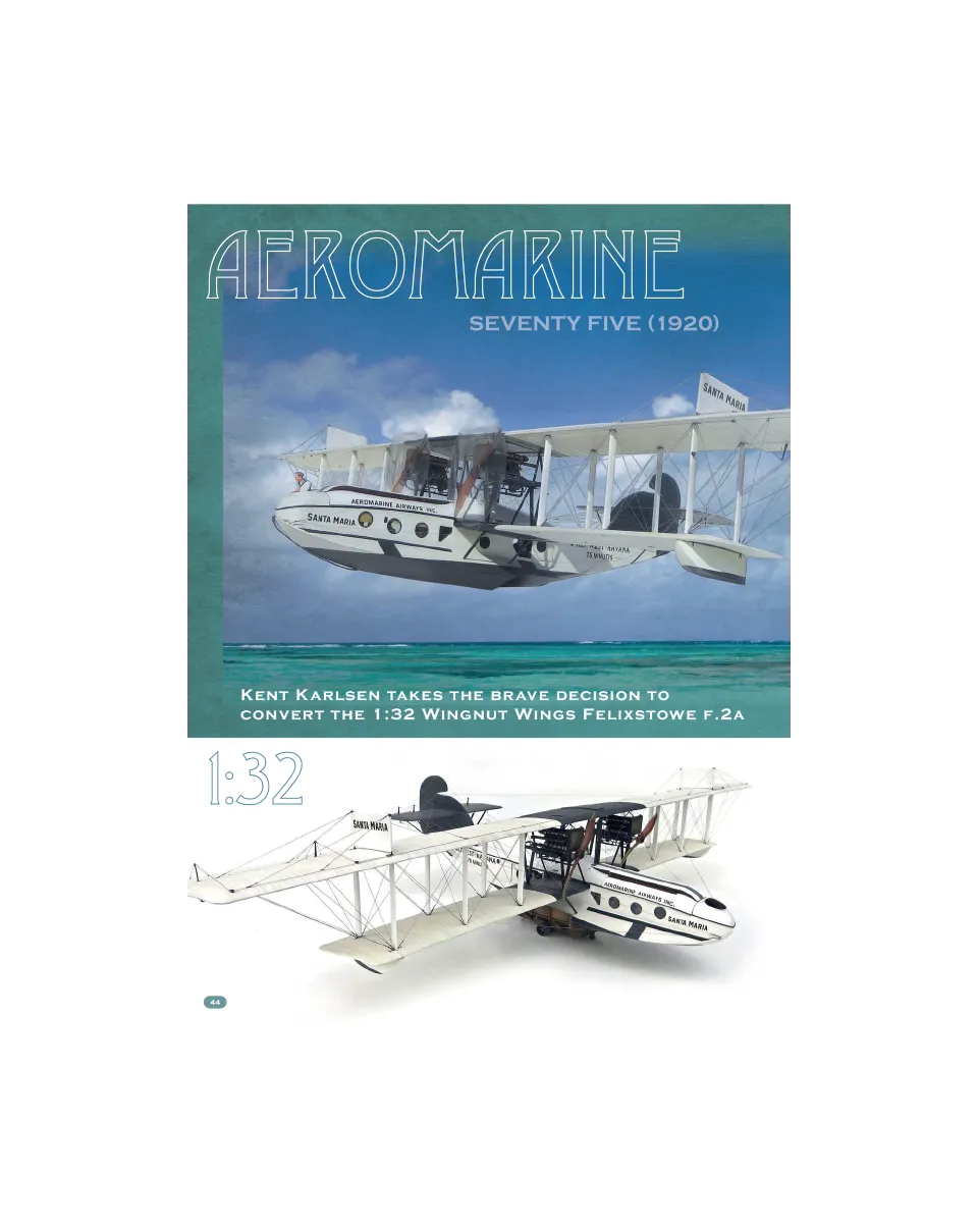 AFV Modeller AIR94 Aeromarine Seventy Five articolo PDF