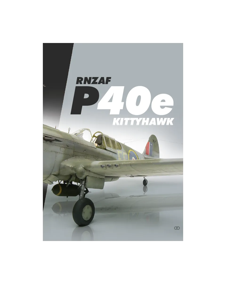 AFV Modeller AIR44 articolo PDF Hasegawa P-40E 1:32
