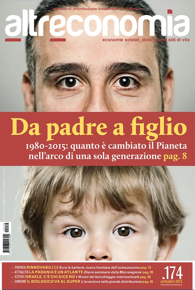 Altreconomia 174 Da padre a figlio rivista copia singola