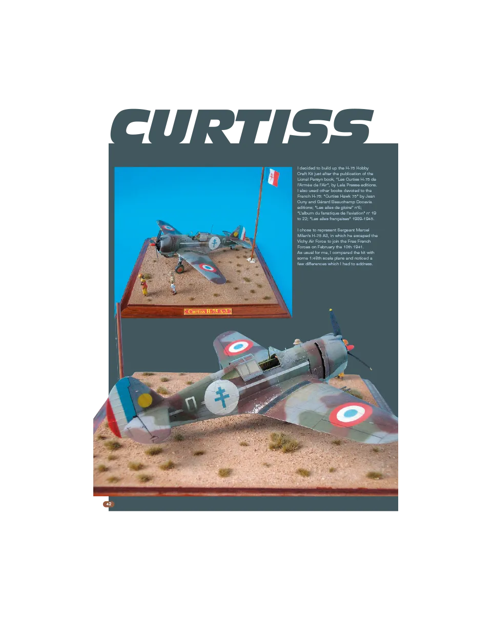AFV Modeller AIR30 Curtiss H-75 A3 articolo PDF