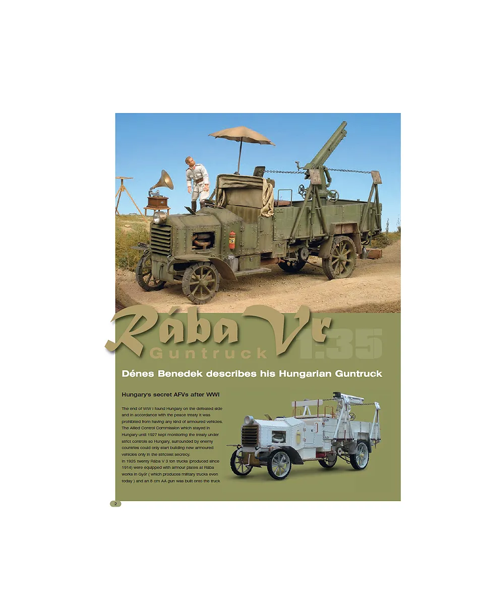 AFV Modeller Issue 47 Rába Vr Guntruck rivista PDF copia singola