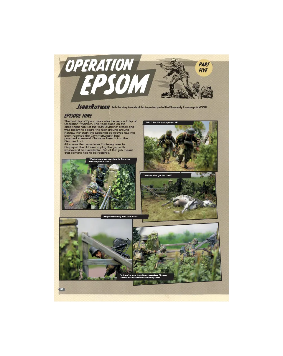 AFV Modeller AFV124 Operation Epsom articolo PDF Normandia