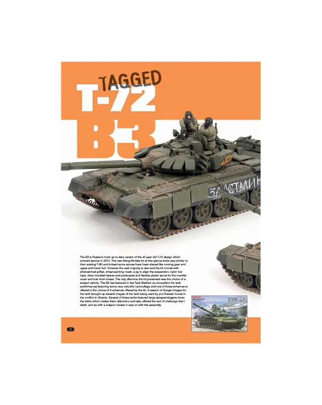 AFV Modeller AFV91 T-72B3 articolo PDF copia singola