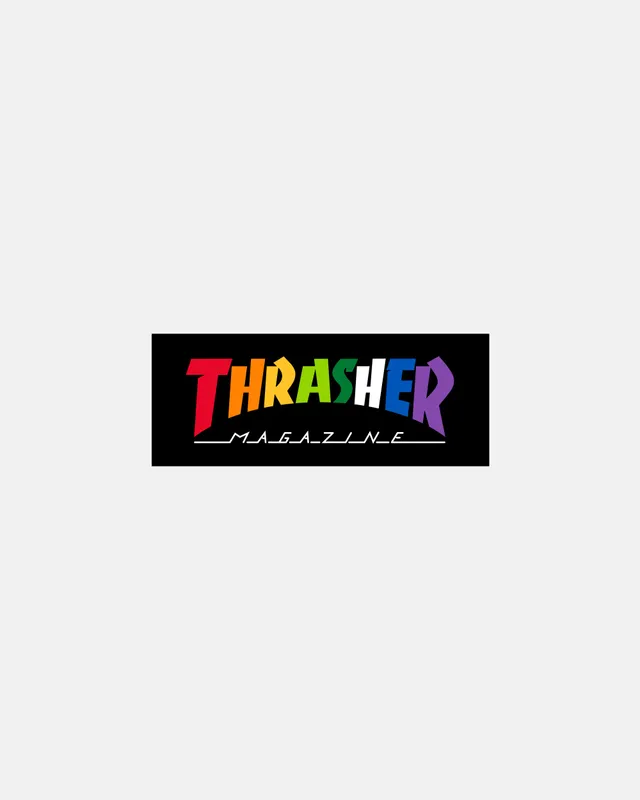 Thrasher Rainbow Mag adesivo skate 3,8 x 10 cm