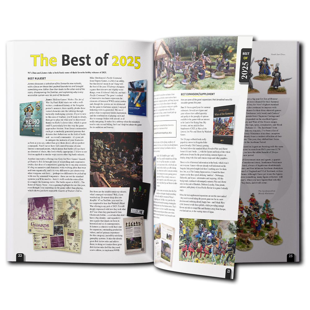 Wargames Illustrated WI457 rivista gennaio 2026 bilancio 2025
