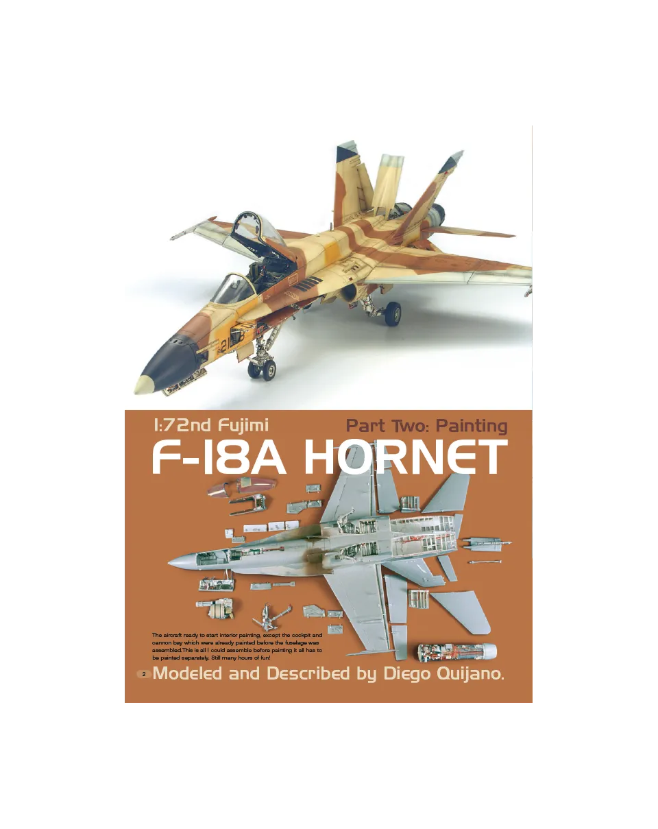 AFV Modeller AIR AIR8 articolo PDF F-18A Hornet copia singola