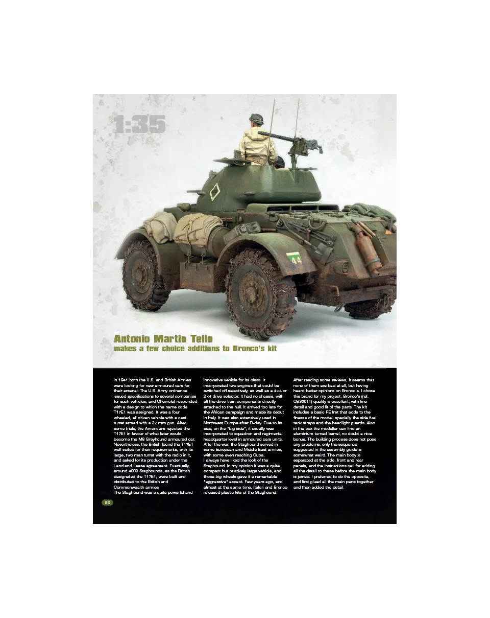 AFV Modeller AFV87 Staghound articolo PDF