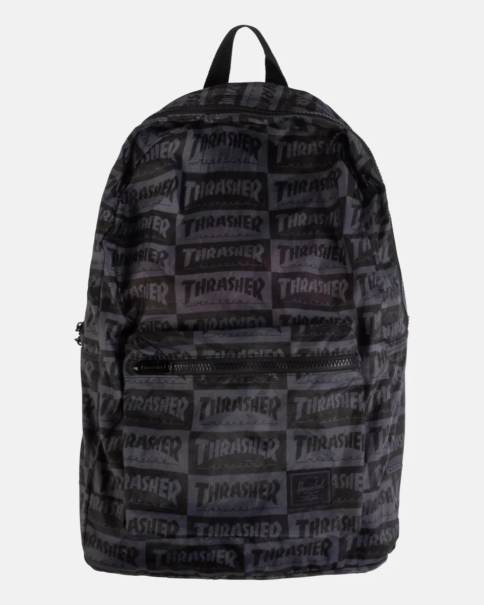 Thrasher Herschel Packable Daypack zaino nero 24,5 L