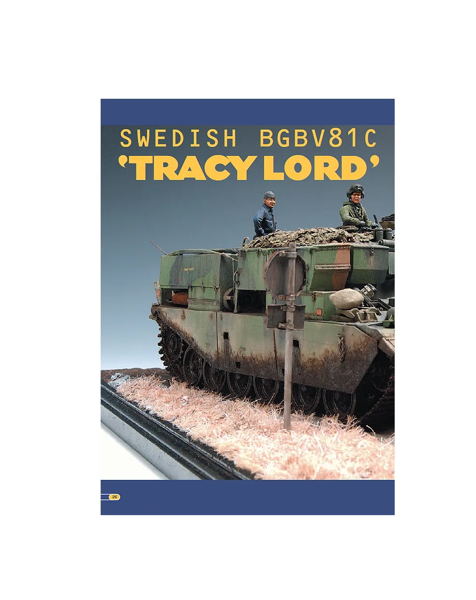 AFV Modeller Issue 14 articolo PDF Swedish BGBV81C carri