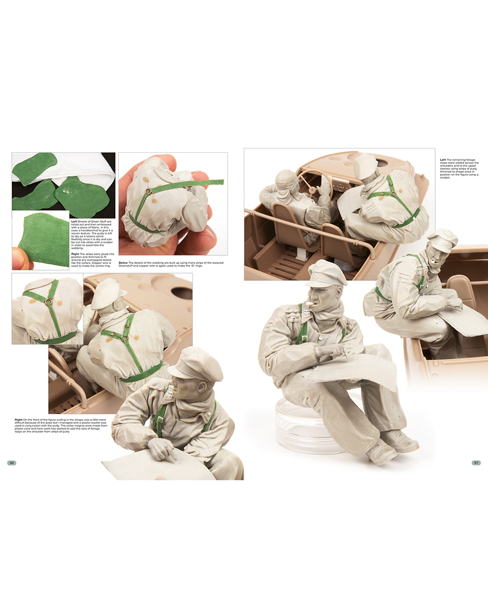 AFV Modeller David Parker Crew School libro figurini
