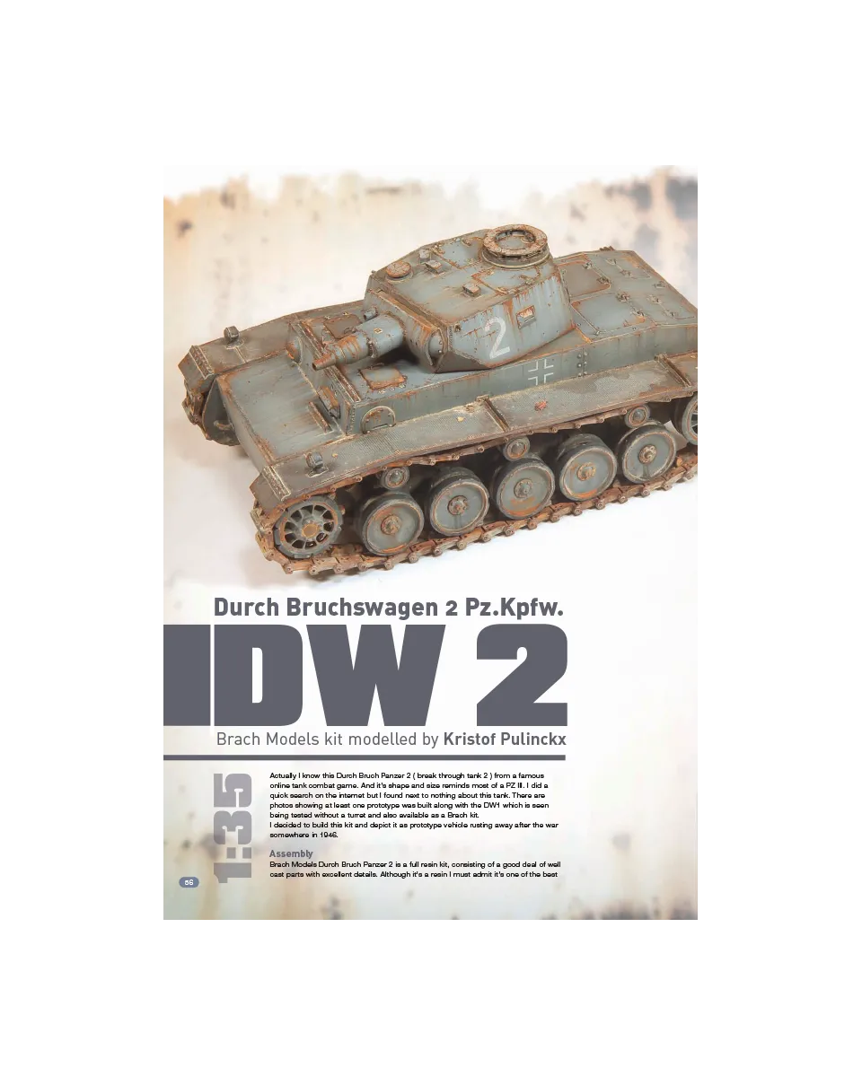 AFV Modeller AFV86 articolo PDF Durch Bruch Panzer 2