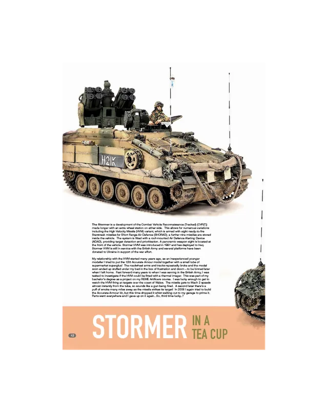 AFV Modeller AFV143 Stormer in a Teacup articolo PDF copia singola