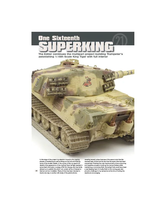 AFV Modeller AFV 65 articolo PDF Superking 1:16