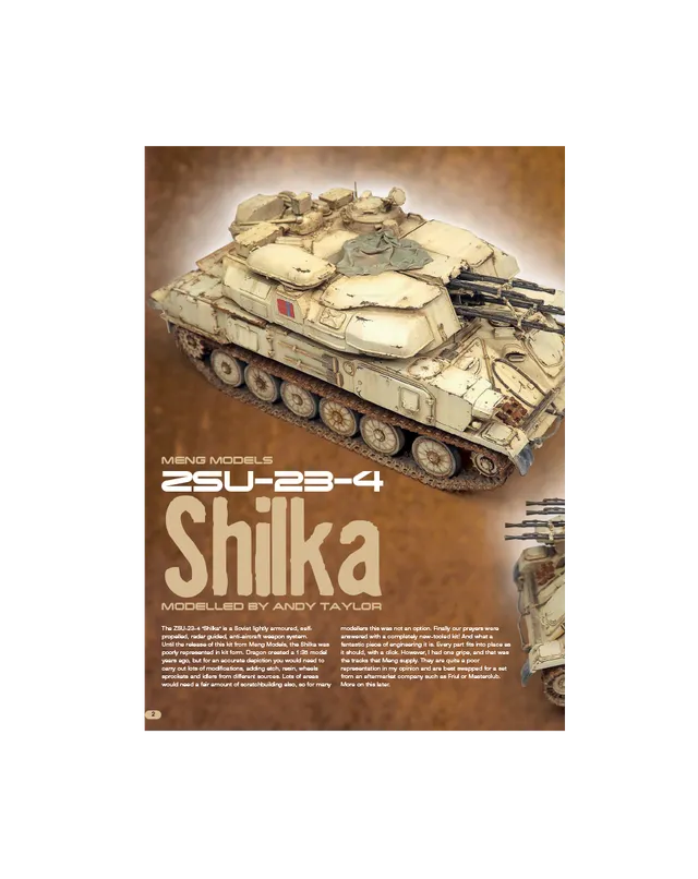 AFV Modeller AFV90 articolo PDF Shilka contraerea