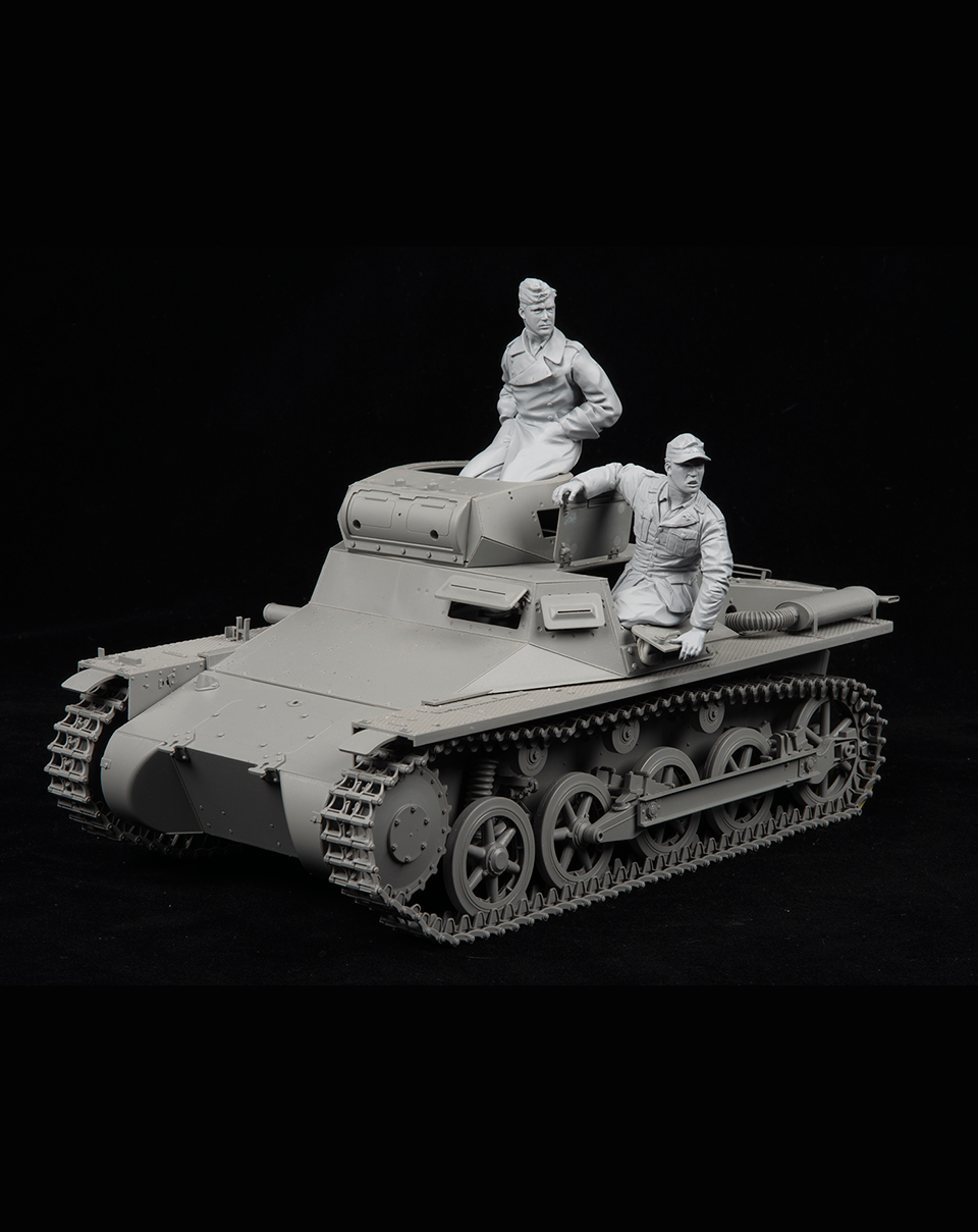 AFV Modeller Afrika Korps Tank Crew figure 1:16 per Takom Panzer I