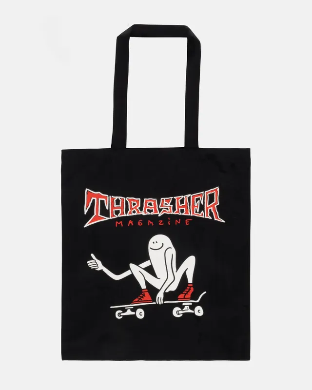 Thrasher Gonz Thumbs Up tote bag nera tela