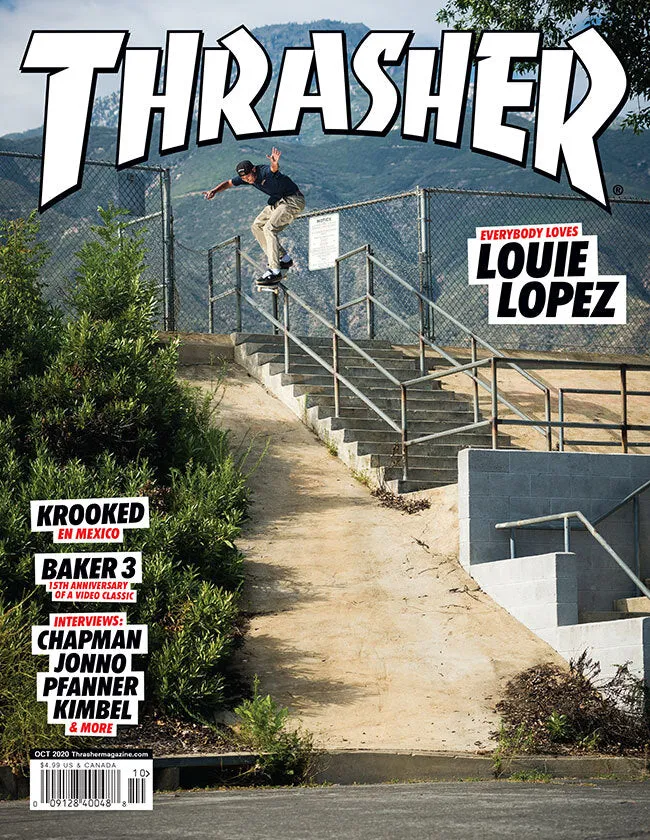 Thrasher Magazine ottobre 2020 rivista skate