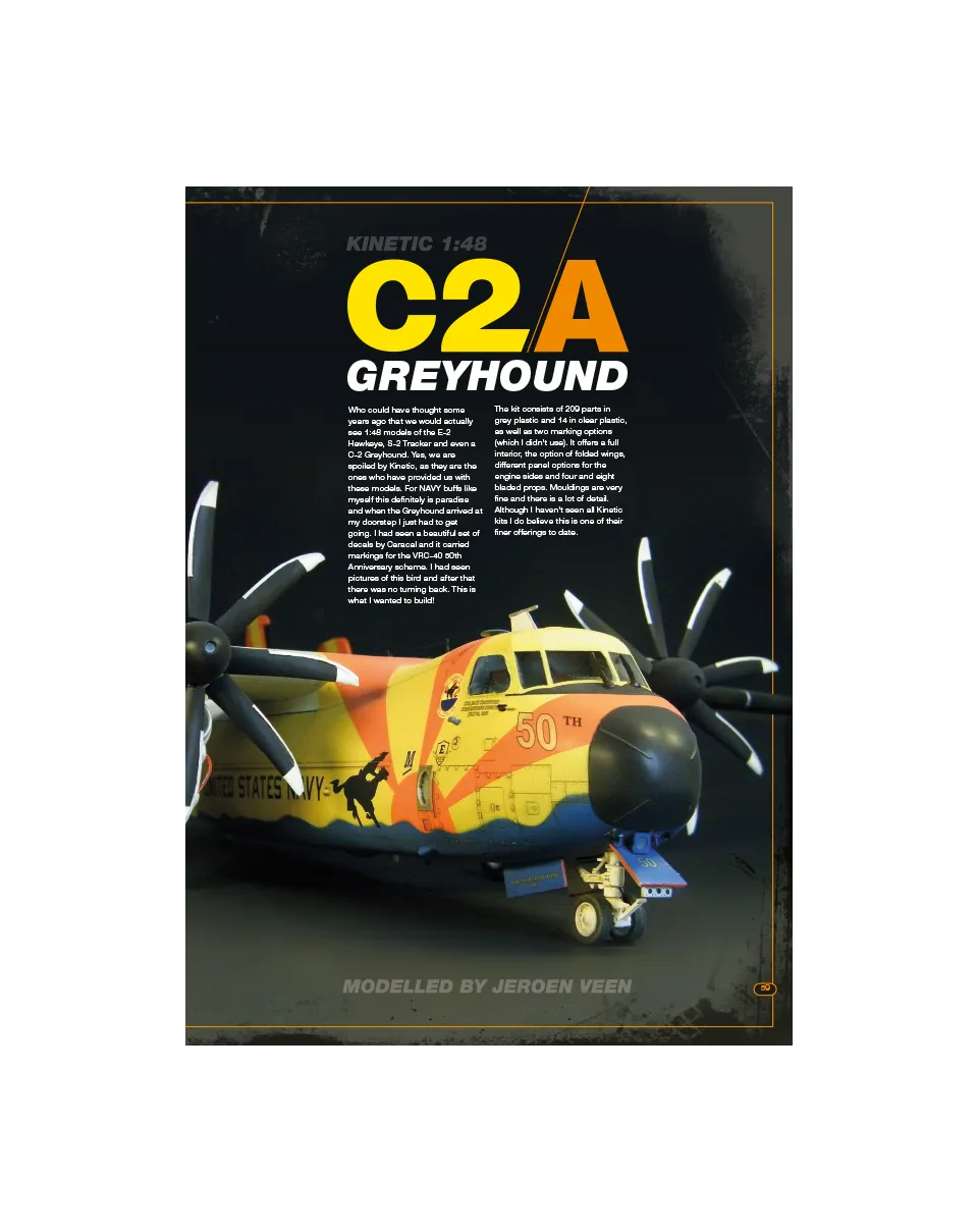 AFV Modeller AIR AIR48 articolo PDF Kinetic C2A Greyhound 1:48