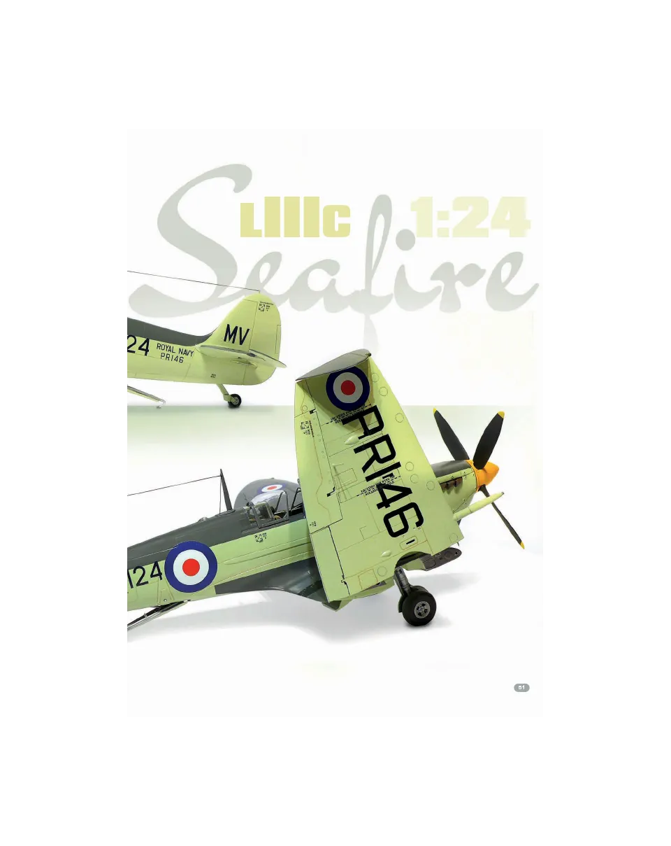 AFV Modeller AIR 121 articolo PDF Seafire 1:24 modellismo