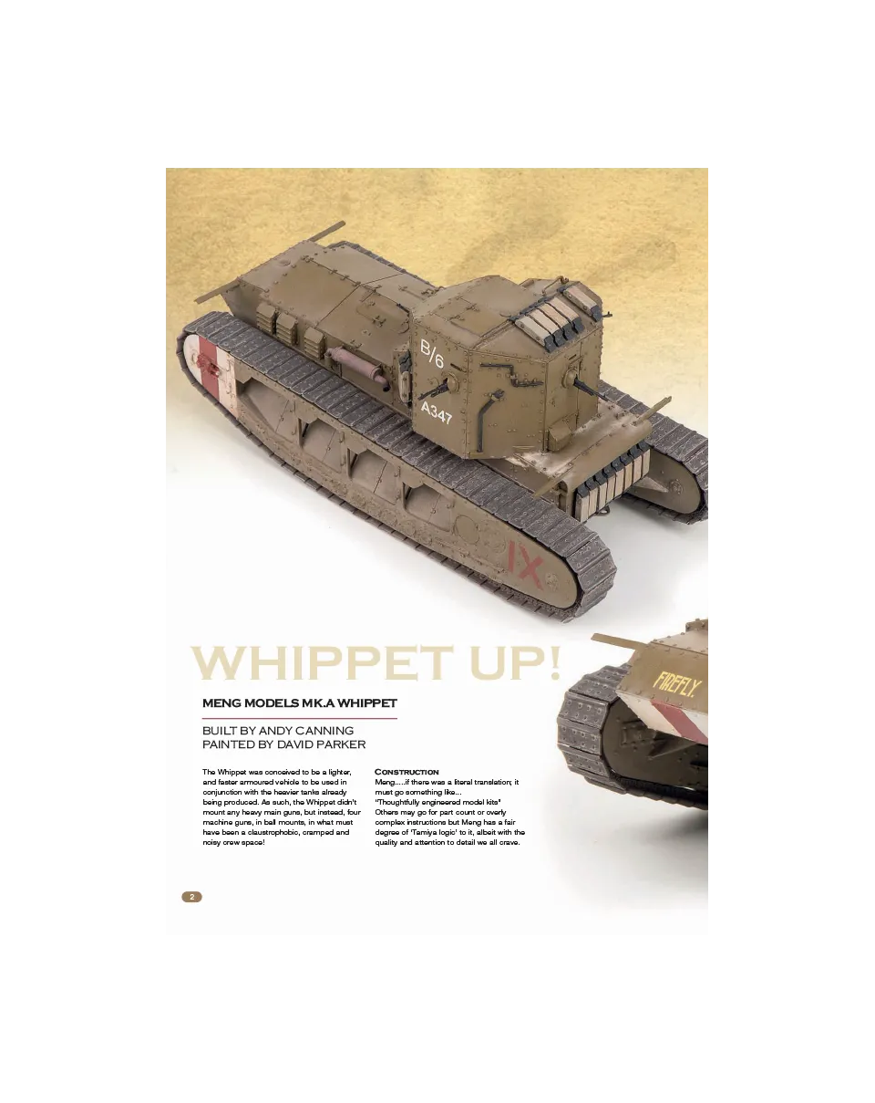 AFV Modeller AFV86 Whippet Up rivista pdf numero singolo