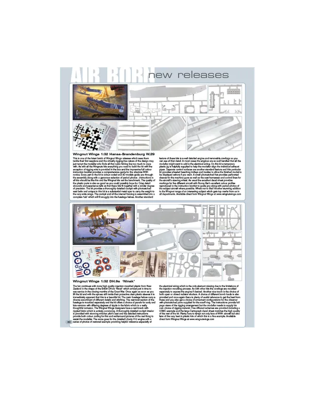 AFV Modeller AIR Modeller 35 rivista Air Born copia singola aerei