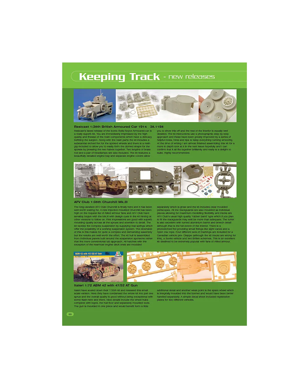 AFV Modeller AFV Issue 44 Keeping Track numero PDF cingoli