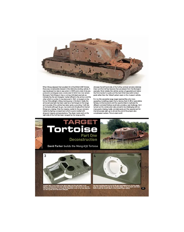 AFV Modeller AFV72 Target Tortoise Parte 1 articolo PDF copia singola