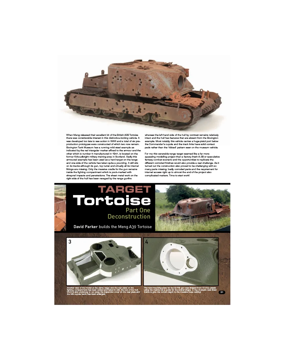 AFV Modeller AFV72 Target Tortoise Parte 1 articolo PDF copia singola