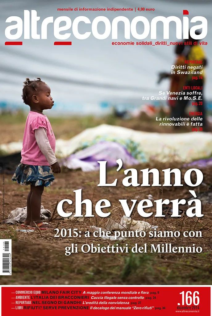 Altreconomia 166 L'anno che verrà rivista copia singola 2014