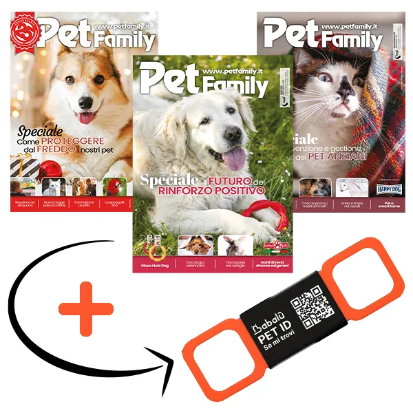 Pet Family abbonamento annuale 11 numeri + medaglietta Babalù